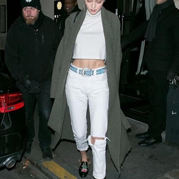 BOGO Un Fader Faux Leather Embellished Rhinestone Crystal Bling Western Belt XL - Picture 6 of 10